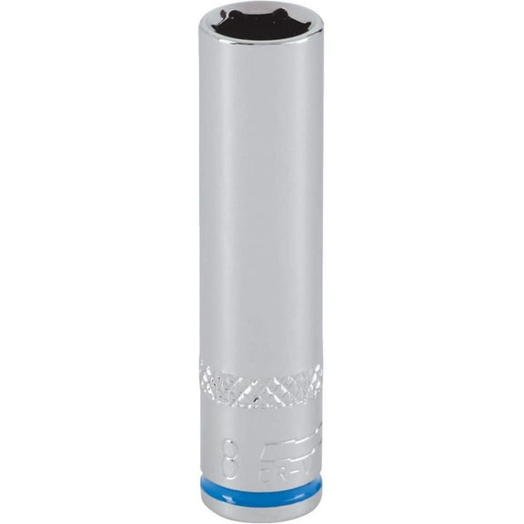 Channellock 1/4" Drive 8 mm 6-Point Deep Metric Socket