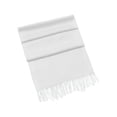 thumbnail image 2 of Bufanda De Invierno Mujer Suave Diseño De La Tela Liso 3 Piezas Blanco Unitalla, 2 of 4