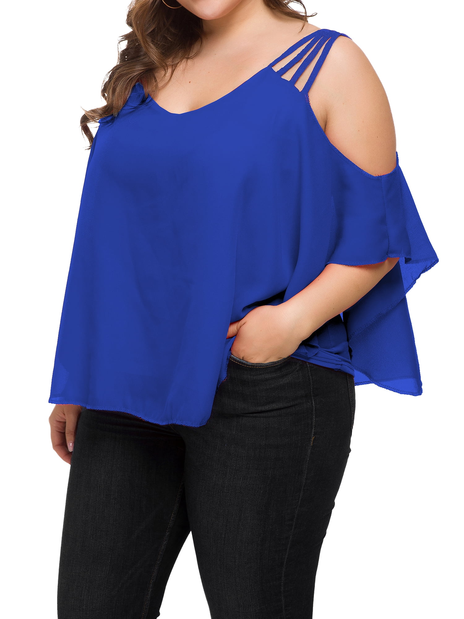 cold shoulder vest tops