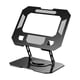 thumbnail image 2 of Soporte plegable para computadora portátil de escritorio, ventilado y con base giratoria de 360 degree. Negro, 2 of 9