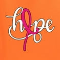 thumbnail image 2 of Wild Bobby, Hope Breast Cancer Ribbon, Breast Cancer Awareness, Front and Back Women Graphic Tees, Orange, Small, 2 of 4