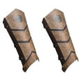 thumbnail image 4 of Yinanstore Pirate Boot Tops Shoes Covers Gift Leg Wraps Medieval Leg Covers for Photo Props Light Brown, 4 of 8