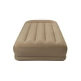 Intex Pillow Rest MidRise Air Bed Mattress Airbed w Built In Pump