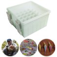 thumbnail image 2 of Minnow Calamar Jig Contenedor Cebo Duro Webfoot Pulpo Egi Caja Organizadora Almacenamiento, 2 of 9