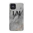 thumbnail image 2 of Personalised Grey Stone Marble Initials Initials iPhone 12 Pro Case, iPhone 13, 2 of 5
