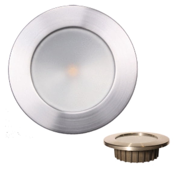 Lunasea ZERO EMI Recessed 3.5 LED Light - Warm White, Red w/... [LLB-46WR-0A-BN]