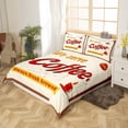 thumbnail image 2 of Yibo Valentines Day Red Black Duvet Cover - Premium Polyester Duvet Cover with Zipper Closure, 3 Piece Set, Includes 1 Duvet Cover and 2 Pillow Cases, No Comforter, 2 of 6