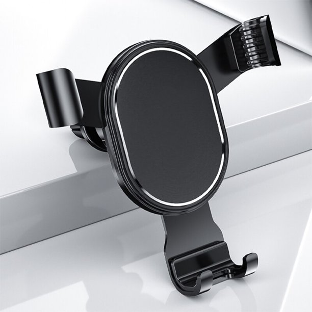 Silica Gel Stable Car Phone Holder Air Vent Mount Mobile Cell Stand GPS Support For IPhone 12 11 Pro Max Xr Xs 8 Xiaomi SamsungCarbon fiber black He Qiyong unisex