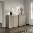 thumbnail image 3 of Surmoby 69.2" Wide Sideboard Buffet i with4 Doors ,Large Accent Cabinet Modern Storage Cabinet with Doors and Adjustable Shelf for Kitchen Living Room Dining Room, Light Alder, 3 of 10