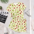 thumbnail image 5 of Ultrave Girls Cute Print Short Sleeve Top and Elastic Waist Soft Shorts 2-Piece Set Summer Loose Outfits, 5 of 8