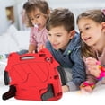 thumbnail image 2 of Allytech Kids Case for Apple iPad 10.2 9th 8th 7th Gen, iPad 10.2" Case 2022/2021/2020, EVA Rubber Handle Stand Shockproof Drop Protection Lightweight iPad 10.2 Case Cover for Kids - Red, 2 of 8