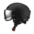thumbnail image 4 of Casco de snowboard cómodo de invierno ajustable con almohadilla para la mandíbula con gafas de esquí para M negro, 4 of 8
