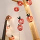 thumbnail image 3 of Guirnalda de 20 luces LED de manzana, de malla metálica y funciona con pilas, ideal para dormitorio, boda, interior/exterior, fiesta, 1 paquete, 3 metros de largo., 3 of 5