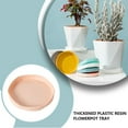 thumbnail image 3 of Naiovety Bandeja de flores Platillo para plantas Dureza decorativa A prueba de golpes Hogar Atractivo DIY Prop Decoraciones Conveniencia Stand Jardín y Patio Rosa, 3 of 6