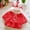 Red, variant on LFEOOST Baby Boy's Girl's Winter Cape Coat Faux Fur Coat Newborn Infant Baby Girl Jacket Cape Cloak Thick Buttons Warm Jacket Outerwear Red 12-18 Months