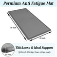 thumbnail image 3 of Artnice 0.75" Thick Anti Fatigue Mats for Kitchen Floor, Waterproof Non Slip Rubber Kitchen Mats, Memory Foam Kitchen Rugs Comfort Standing Mats (20"x39", Gray), 3 of 9