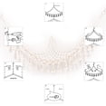 thumbnail image 3 of Stuffed Animal Net or Hammock with LED Light, Hanging Corner Net for Stuffed Animals Storage, Toy Organizer for Bedroom Nursery Crib Kindergarten, 3 of 7