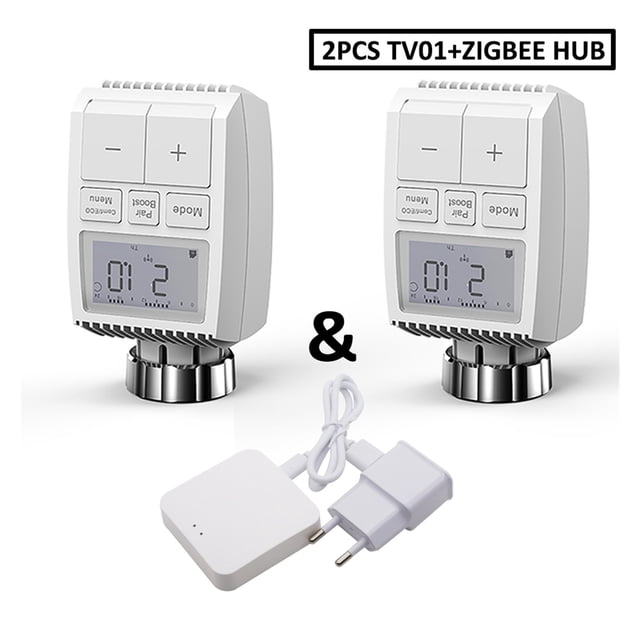 3.0 Smart WIFI Thermostatic Radiator Valve Actuator TRV Programmable Temperature Controller ,Easy to Install