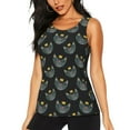 thumbnail image 1 of Fotbe Faces Of The Cat Blusas Sin Mangas para Mujer – Estilo Casual, Corte Suelto, Slim-Fit, Cuello Redondo Deportivo, Tops de Verano para Gimnasio y Yoga-XX-Large, 1 of 7