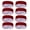 Wine Red, variant on LJNYFDC Breathable Sleeve Bands 4 Pairs of Jersey Sleeve Bands for Football Basketball and Volleyball Breathable Mesh Sleeve Holder Straps for Sports Shirts Enhancing Comfort