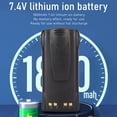 thumbnail image 4 of Batería de iones de litio ANGGREK para walkie talkie 7,4 V 1800 mah con clip para Cinturón para HT750 MTX850, 4 of 8