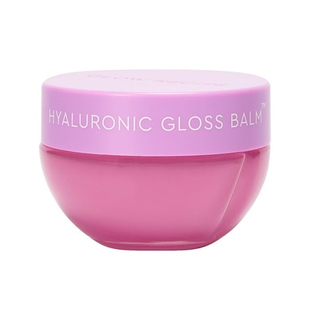 Glow Recipe Plum Plump Hyaluronic Gloss Balm - Long Lasting Lip Gloss for Dry, Parched Lips - Flavored Lip Balm for Instant Hydration with a Glossy Finish - Hyaluronic Acid and Raspberry E