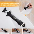 thumbnail image 2 of Outil de Finition de Scellant Effortless, Outils de Calfeutrage en Silicone avec Tête en Acier Inoxydable pour Calfeutrage Intérieur et Extérieur, Grattoir à Résidus Adhésif de Haute Qualité pour Cuisine, 2 of 5