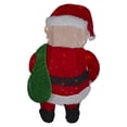 thumbnail image 5 of Northlight 32" Lighted Chenille Santa with Gifts Outdoor Christmas Decoration, 5 of 5