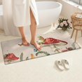 thumbnail image 4 of Red Mushroom Frog Light Pattern Bathroom Rugs Mat,Non Slip Microfiber Bathroom Rug,Rubber Backing,Soft Bathroom Mats for Bathroom Floor,Tub and Shower,60x24in(150x60cm), 4 of 5
