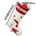 thumbnail image 4 of Personalized Christmas Stocking with Custom Name Large Luxury Embroidered Hanging Stockings for Family, 4 of 8