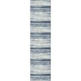 thumbnail image 2 of BERTHMEER 2'x8' Washable Runner Rugs for Hallway Kitchen Entryway Non-slip, Blue Stripe, 2 of 2
