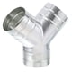 thumbnail image 1 of Conector en Y de divisor de conducto de 3 vías de 4 pulgadas Uxcell, 1 of 5