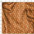 thumbnail image 4 of Soimoi Orange Rayon Crepe Fabric Rainbow & Unicorn Animal Print Fabric by Yard 46 Inch Wide, 4 of 5