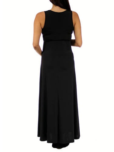 24/7 Maternity Women's Scoop-Neck Tank Maxi Dress