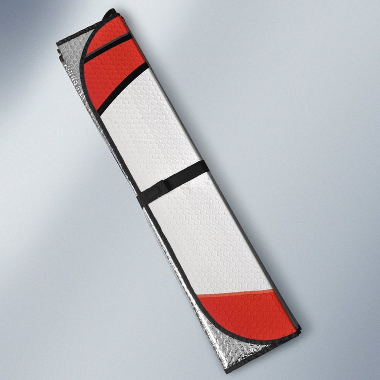 Aqxreight Parasole Pieghevole Per Auto Con Occhi Cartoon – Protezione Solare Parabrezza 130x70 Cm, Blocca Calore E Raggi UV