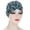 Lake Blue, variant on SPRING PARK Women Head Scarf Multicolor Spiral Adult Floral Turban Cap Leaf Print Outdoor Hair Cover Headdress