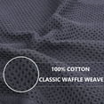 thumbnail image 6 of Evlmd Kitchen Towels，6-Pack Dish Towels 100% Cotton Waffle Weave Ultra Soft Absorbent Quick Drying Dish Rags，Dish Cloths， Dishcloths Sets，Tea Dowels for Kitchen，Bar Towels,12x12 Inches, Gray, 6 of 7