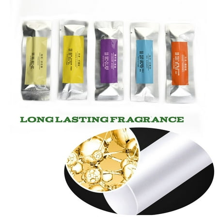 KERISTE Car Air Vent Clip Freshener Perfume Fragrances Refills- 5 Aroma Sticks