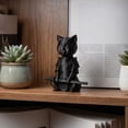 thumbnail image 3 of Warrior Cat Statue, 3D Printed Samurai Cat Sculpture Whimsical Desk Animal Ornament for Living Room Table Shelf Decor Gift for Cat Lovers Collectors, 3 of 8