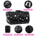 thumbnail image 5 of Fegat 28" Dance Bag with Garment Rack,Upgraded Collapsible Glittering Rolling Competition Dance Duffle Bag Lightweight Wear-Resistant Costume Wheeled Suitcase for Dancers Shows,Black, 5 of 11