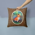 thumbnail image 2 of Carolines Treasures 7118PW1414 Corgi Fabric Decorative Pillow  14Hx14W multicolor, 2 of 4
