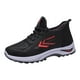 thumbnail image 1 of Zapatillas de running para hombre, deportivas, de senderismo, con punta redonda, con cordones, planas, antideslizantes, cómodas, de color liso, para tenis, 1 of 9