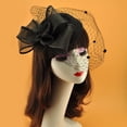 thumbnail image 4 of Fascinator Hat Veil - Bowknot Hair Clip Fascinator Fascinator, 4 of 10