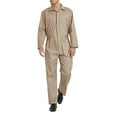 thumbnail image 3 of TOPTIE Blended Long Sleeve Coverall for Men, Gray Coverall Regular Length, 3 of 6