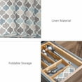 thumbnail image 6 of Teal Blue Grey Geometric Morocco Abstract Art Burlap Kitchen Place Mats Waterproof Cloth Table Mats, Indoor Outdoor Placemats Easy Clean Dinner Decor, 6 of 8
