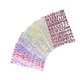 thumbnail image 4 of 10Pcs Colorful Letter Stickers Alphabet Stickers DIY Stock Stickers (Random color), 4 of 5