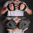 thumbnail image 5 of Guantes de fitness para gimnasio, protectores de palma para manos, entrenamiento de culturismo, guantes de entrenamiento de levantamiento de pesas, L, 5 of 5
