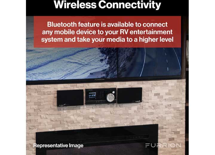 Furrion RV ＆ Marine エンターテイメントシステム 260W 3ゾーンオーディオ Bluetooth対応 CD/DVDプレーヤー内蔵 AM/FMラジオ ヘッドホンジャック USBインターフ : Furrion RV \u0026 Marine エンターテイメントシステム 260W
