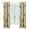 thumbnail image 4 of Charming Floral Bee Print Study Room Living Kitchen Bedroom For Blackout Curtain Printed 2 Panels, 4 of 6