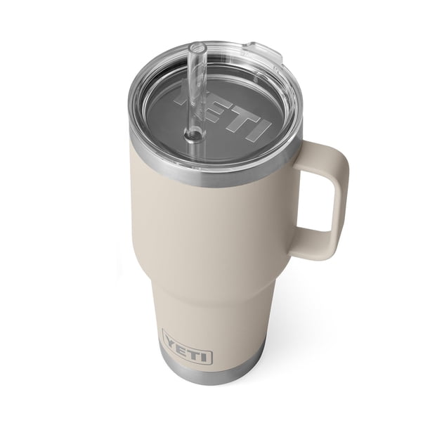 Taza YETI Rambler de 1 litro con tapa de pajita de acero inoxidable con aislamiento al vacío
